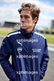 Franco Colapinto (ARG) Williams Racing Academy Driver walks the circuit. 04.07.2024. Formula 1 World Championship, Rd 12, British Grand Prix, Silverstone, England, Preparation Day.