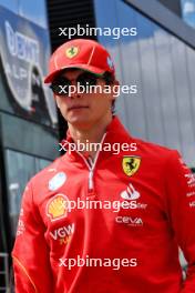 Oliver Bearman (GBR) Ferrari Reserve Driver. 04.07.2024. Formula 1 World Championship, Rd 12, British Grand Prix, Silverstone, England, Preparation Day.