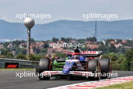 Daniel Ricciardo (AUS) RB VCARB 01 with flow-vis paint. 19.07.2024. Formula 1 World Championship, Rd 13, Hungarian Grand Prix, Budapest, Hungary, Practice Day.
