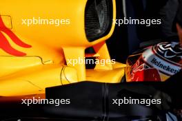 Max Verstappen (NLD) Red Bull Racing RB20 - engine cover detail. 19.07.2024. Formula 1 World Championship, Rd 13, Hungarian Grand Prix, Budapest, Hungary, Practice Day.
