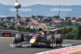 Sergio Perez (MEX) Red Bull Racing RB20 with sensor equipment. 19.07.2024. Formula 1 World Championship, Rd 13, Hungarian Grand Prix, Budapest, Hungary, Practice Day.