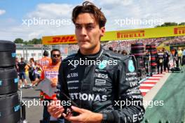 George Russell (GBR) Mercedes AMG F1 on the grid. 21.07.2024. Formula 1 World Championship, Rd 13, Hungarian Grand Prix, Budapest, Hungary, Race Day.
