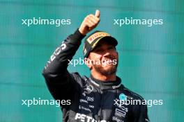 Lewis Hamilton (GBR) Mercedes AMG F1 celebrates his third position on the podium. 21.07.2024. Formula 1 World Championship, Rd 13, Hungarian Grand Prix, Budapest, Hungary, Race Day.