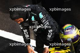 Third placed Lewis Hamilton (GBR) Mercedes AMG F1 in parc ferme. 21.07.2024. Formula 1 World Championship, Rd 13, Hungarian Grand Prix, Budapest, Hungary, Race Day.
