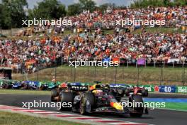 Max Verstappen (NLD) Red Bull Racing RB20. 21.07.2024. Formula 1 World Championship, Rd 13, Hungarian Grand Prix, Budapest, Hungary, Race Day.
