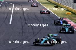 Fernando Alonso (ESP) Aston Martin F1 Team AMR24. 21.07.2024. Formula 1 World Championship, Rd 13, Hungarian Grand Prix, Budapest, Hungary, Race Day.