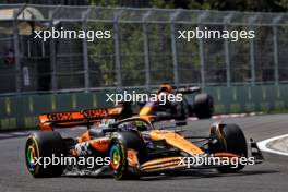 Oscar Piastri (AUS) McLaren MCL38. 21.07.2024. Formula 1 World Championship, Rd 13, Hungarian Grand Prix, Budapest, Hungary, Race Day.