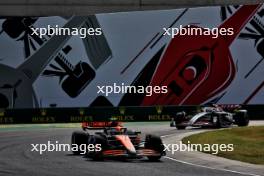 Lando Norris (GBR) McLaren MCL38. 21.07.2024. Formula 1 World Championship, Rd 13, Hungarian Grand Prix, Budapest, Hungary, Race Day.