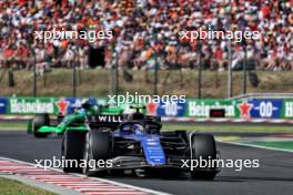Logan Sargeant (USA) Williams Racing FW46. 21.07.2024. Formula 1 World Championship, Rd 13, Hungarian Grand Prix, Budapest, Hungary, Race Day.