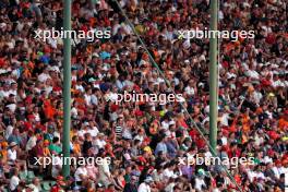 Circuit atmosphere - fans in the grandstand. 20.07.2024. Formula 1 World Championship, Rd 13, Hungarian Grand Prix, Budapest, Hungary, Qualifying Day.
