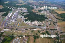 An aerial view of the circuit. 20.07.2024. Formula 1 World Championship, Rd 13, Hungarian Grand Prix, Budapest, Hungary, Qualifying Day.