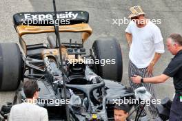 Brad Pitt (USA) Actor - APEX F1 film. 20.07.2024. Formula 1 World Championship, Rd 13, Hungarian Grand Prix, Budapest, Hungary, Qualifying Day.