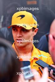 Lando Norris (GBR) McLaren. 18.07.2024. Formula 1 World Championship, Rd 13, Hungarian Grand Prix, Budapest, Hungary, Preparation Day.