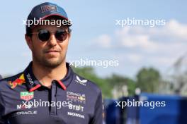 Sergio Perez (MEX) Red Bull Racing. 18.07.2024. Formula 1 World Championship, Rd 13, Hungarian Grand Prix, Budapest, Hungary, Preparation Day.