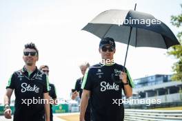 Zhou Guanyu (CHN) Sauber walks the circuit. 18.07.2024. Formula 1 World Championship, Rd 13, Hungarian Grand Prix, Budapest, Hungary, Preparation Day.
