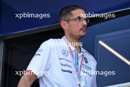 Fabrice Moncade, Williams Racing Chief Engineer, Computing Science. 18.07.2024. Formula 1 World Championship, Rd 13, Hungarian Grand Prix, Budapest, Hungary, Preparation Day.