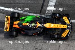 Lando Norris (GBR) McLaren MCL38 with flow-vis paint. 17.05.2024. Formula 1 World Championship, Rd 7, Emilia Romagna Grand Prix, Imola, Italy, Practice Day.