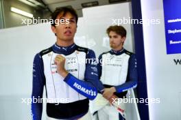 (L to R): Alexander Albon (THA) Williams Racing and team mate Logan Sargeant (USA) Williams Racing. 17.05.2024. Formula 1 World Championship, Rd 7, Emilia Romagna Grand Prix, Imola, Italy, Practice Day.
