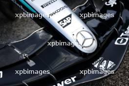 Mercedes AMG F1 W15 nosecone. 19.05.2024. Formula 1 World Championship, Rd 7, Emilia Romagna Grand Prix, Imola, Italy, Race Day.
