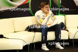 Max Verstappen (NLD) Red Bull Racing in the post race FIA Press Conference. 19.05.2024. Formula 1 World Championship, Rd 7, Emilia Romagna Grand Prix, Imola, Italy, Race Day.