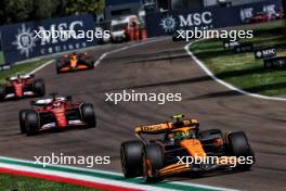 Lando Norris (GBR) McLaren MCL38.  19.05.2024. Formula 1 World Championship, Rd 7, Emilia Romagna Grand Prix, Imola, Italy, Race Day.