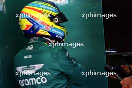Fernando Alonso (ESP) Aston Martin F1 Team. 18.05.2024. Formula 1 World Championship, Rd 7, Emilia Romagna Grand Prix, Imola, Italy, Qualifying Day.