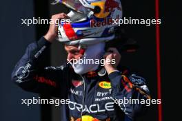 Pole sitter Max Verstappen (NLD) Red Bull Racing in qualifying parc ferme. 18.05.2024. Formula 1 World Championship, Rd 7, Emilia Romagna Grand Prix, Imola, Italy, Qualifying Day.
