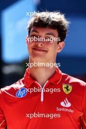 Oliver Bearman (GBR) Ferrari Reserve Driver. 18.05.2024. Formula 1 World Championship, Rd 7, Emilia Romagna Grand Prix, Imola, Italy, Qualifying Day.