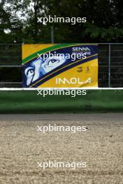 Circuit atmosphere - tribute to Ayrton Senna 30 years after his fatal accident at Tamburello.  16.05.2024. Formula 1 World Championship, Rd 7, Emilia Romagna Grand Prix, Imola, Italy, Preparation Day.