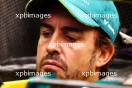 Fernando Alonso (ESP) Aston Martin F1 Team AMR24. 16.05.2024. Formula 1 World Championship, Rd 7, Emilia Romagna Grand Prix, Imola, Italy, Preparation Day.