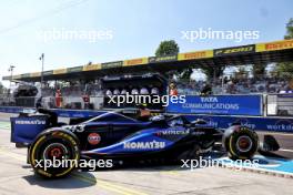 Franco Colapinto (ARG) Williams Racing FW46 leaves the pits. 30.08.2024. Formula 1 World Championship, Rd 16, Italian Grand Prix, Monza, Italy, Practice Day.