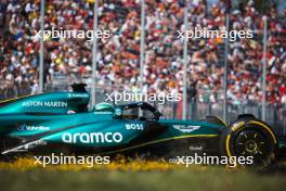 Lance Stroll (CDN) Aston Martin F1 Team AMR24. 30.08.2024. Formula 1 World Championship, Rd 16, Italian Grand Prix, Monza, Italy, Practice Day.