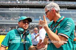 Mike Krack (LUX) Aston Martin F1 Team, Team Principal (Right) on the grid. 01.09.2024. Formula 1 World Championship, Rd 16, Italian Grand Prix, Monza, Italy, Race Day.