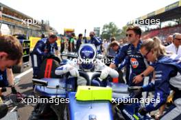 Franco Colapinto (ARG) Williams Racing FW46 on the grid. 01.09.2024. Formula 1 World Championship, Rd 16, Italian Grand Prix, Monza, Italy, Race Day.