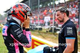 Esteban Ocon (FRA) Alpine F1 Team on the grid. 01.09.2024. Formula 1 World Championship, Rd 16, Italian Grand Prix, Monza, Italy, Race Day.