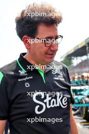 Mattia Binotto (ITA) Sauber Motorsport Chief Operating and Chief Technical Officer on the grid. 01.09.2024. Formula 1 World Championship, Rd 16, Italian Grand Prix, Monza, Italy, Race Day.