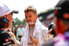 Nico Hulkenberg (GER) Haas F1 Team on the grid. 01.09.2024. Formula 1 World Championship, Rd 16, Italian Grand Prix, Monza, Italy, Race Day.