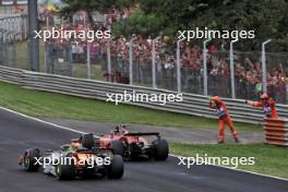 Race winner Charles Leclerc (MON) Ferrari SF-24 celebrates at the end of the race. 01.09.2024. Formula 1 World Championship, Rd 16, Italian Grand Prix, Monza, Italy, Race Day.