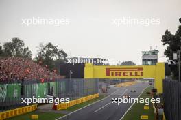 Race winner Charles Leclerc (MON) Ferrari SF-24 celebrates at the end of the race. 01.09.2024. Formula 1 World Championship, Rd 16, Italian Grand Prix, Monza, Italy, Race Day.