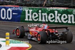 Race winner Charles Leclerc (MON) Ferrari SF-24 celebrates at the end of the race. 01.09.2024. Formula 1 World Championship, Rd 16, Italian Grand Prix, Monza, Italy, Race Day.