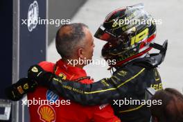 Diego Ioverno (ITA) Ferrari Sporting Director  and Charles Leclerc (FRA), Scuderia Ferrari  01.09.2024. Formula 1 World Championship, Rd 16, Italian Grand Prix, Monza, Italy, Race Day.