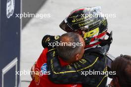 Diego Ioverno (ITA) Ferrari Sporting Director  and Charles Leclerc (FRA), Scuderia Ferrari  01.09.2024. Formula 1 World Championship, Rd 16, Italian Grand Prix, Monza, Italy, Race Day.