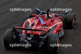 Race winner Charles Leclerc (MON) Ferrari SF-24 celebrates at the end of the race. 01.09.2024. Formula 1 World Championship, Rd 16, Italian Grand Prix, Monza, Italy, Race Day.