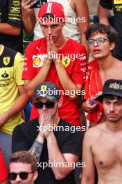 Circuit atmosphere - Ferrari fans in the grandstand. 01.09.2024. Formula 1 World Championship, Rd 16, Italian Grand Prix, Monza, Italy, Race Day.