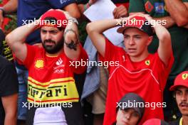 Circuit atmosphere - Ferrari fans in the grandstand. 01.09.2024. Formula 1 World Championship, Rd 16, Italian Grand Prix, Monza, Italy, Race Day.