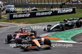 Lando Norris (GBR) McLaren MCL38. 01.09.2024. Formula 1 World Championship, Rd 16, Italian Grand Prix, Monza, Italy, Race Day.