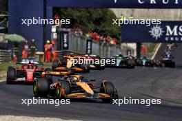 Oscar Piastri (AUS) McLaren MCL38 at the start of the race. 01.09.2024. Formula 1 World Championship, Rd 16, Italian Grand Prix, Monza, Italy, Race Day.