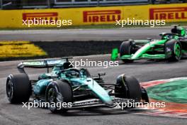 Lance Stroll (CDN) Aston Martin F1 Team AMR24. 01.09.2024. Formula 1 World Championship, Rd 16, Italian Grand Prix, Monza, Italy, Race Day.