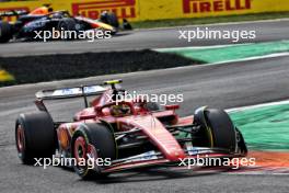 Carlos Sainz Jr (ESP) Ferrari SF-24. 01.09.2024. Formula 1 World Championship, Rd 16, Italian Grand Prix, Monza, Italy, Race Day.