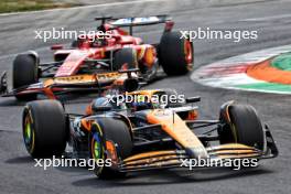 Oscar Piastri (AUS) McLaren MCL38. 01.09.2024. Formula 1 World Championship, Rd 16, Italian Grand Prix, Monza, Italy, Race Day.